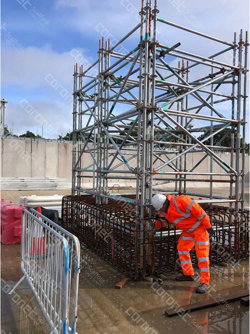 Coronet Scaffold for High-speed Rail Projects in the United Kingdom