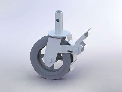 Scaffolding Cuplock Caster Wheel